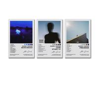 Qiamenu 3 poster di Daniel Caesar Music, vintage, decorazione artistica da parete su tela, poster decorativi da parete per stanza, 20 x 30 cm, 3 pezzi, stile 6