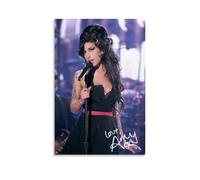 Qiamenu Amy Winehouse, Poster musicale vintage, poster per stanza, decorazione artistica da parete per camera da letto, 30 x 45 cm