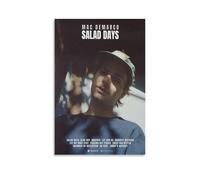 Qiamenu Poster con copertina di album musicali, motivo: Mac Demarco Salad Days, poster per stanza, decorazione artistica da parete per camera da letto, 30 x 45 cm