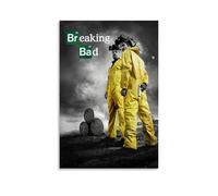 Qiamenu Poster con musica vintage del film "Breaking Bad", per stanza, decorazione artistica da parete per camera da letto, 50 x 75 cm