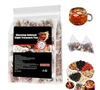 Qiamia Ginseng Eight Treasures Tea, 5g*30PCS Kidney Tea Formula Ginseng Eight Treasure Teas, Upgraded ginseng Six Treasure Teas (1 Bag)