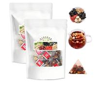 Qiamia Kidney Tea Formula Ginseng Six Treasure Tea, Ginseng Six Treasure Teas Contains 20 Individual Bags (5gx20) (2PCS)