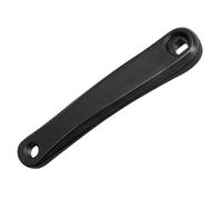 QIAMNI Set di pedivele per bicicletta, set di manovella sinistra da 170 mm in alluminio per MTB a velocità singola (foro quadrato/foro a rombo) (foro quadrato nero)