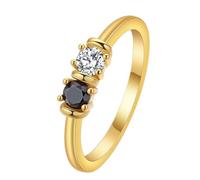 QIAMNI Squisiti anelli stratificati: puro rame elettrolitico, anelli versatili e alla moda, regalo per le donne