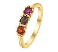 QIAMNI Squisiti anelli stratificati: puro rame elettrolitico, anelli versatili e alla moda, regalo per le donne