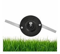 QIANAI Disco di Taglio a Due Livelli con 2 Lame in Acciaio al Manganese - per Tagliabordi a Batteria Einhell - Modelli GE-CT 18 LI, GC-CT 18/24, BG-CT 18 LI, BG-CB 18 LI, RG-CT 18/1 LI, Silver Blades