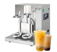 QianCruxtacy Shaker Professionale per tè al Latte a Doppio Bicchiere 700ml