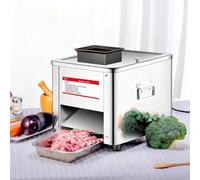 QianCruxtacy Tagliatrice Elettrica Versatile per Carni e Verdure Morbide, Perfetta per Pollo, Pesce, Manzo e Altri Alimenti, Costruzione S olida in Acciaio Inossidabile per Una Lunga Durata 10mm