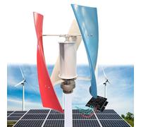 QianCruxtacy Turbine Eoliche,Turbina Eolica Verticale Nessun Rumore,Turbina Eolica a Levitazione Magnetica, Facile da Installare E Riparare,per Camper Domestici Barche,per Terrazza,Camper Multi-200W