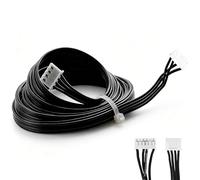 QianDanS Cavo di prolunga per motore passo-passo per stampante 3D, 100 cm, cavo esteso per motore estrusore per Ender3 V2 e CR10, accessorio per stampante 3D (nero, corto)
