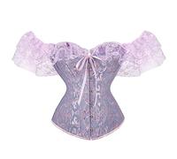 Qianderer, Corsetto da donna con lacci e stecche, bustino lingerie, modellante per la vita, M