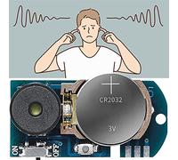 Qianderer Scherzi per adulti, scherzi fastidiosi nascosti, mini PCB stimolano il rumore, fastidioso beeper divertente scherzo in ufficio per adulti (1 pezzo)