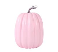 Qianderer Zucca artificiale da 20,3 cm, decorazione autunnale, zucche finte per Ringraziamento, Halloween, Natale, festival (rosa, 21 x 15 cm)