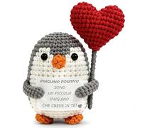 qianduoduo Idee Regalo Uomo | Regalo Originale e Divertente | Regali Donna | Regali Donna Compleanno | Pianta Pinguino Positivo Motivazionale | Regali per Lei, Lui, Collega | Pensiero Migliore Amica