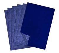 QianFenShi 50Pcs Carta Carbone,Carta Carbone Blu,Carta Copiativa,Carta da Lucido in Grafite A4,Blu Carta Copiativa di Grafite,per Carta,Legno,Tela,Ceramica e Lavori Fai da Te,21x29.7cm (Blu)