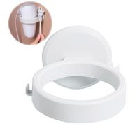 QianFenShi Porta Phon da Muro,Supporto per Asciugacapelli,Porta Phone Bagno da Muro,Porta Asciugacapelli,Porta Asciugacapelli da Parete,Porta Phon Adesivo,per Bagno,Toilette,Hotel,Barbiere(Bianco)