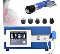 Qiang Dispositivo elettromagnetico Onde d'urto, percussione Tessuto Profondo e rilassamento Muscolare, per ED e dolori muscolari, 5 testine, Senza Effetti collaterali,Facile da Usare a casa