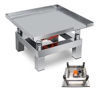 Qiang Tavolo Vibrante in Calcestruzzo Piccolo,3000rpm Vibratore a Piastra Piatta in Calcestruzzo Vibrante,Piattaforma Vibrante Elettriche,per Stampaggio,50 * 50cm-220V