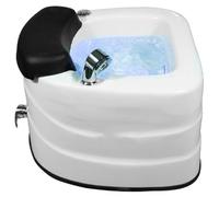 Qiang Vasca Pedicure Spa per Piedi,Lavandino per Pedicure in Acrilico,Pediluvio Profondo Spa con Massaggio,Vaschetta per Pedicure,Idromassaggio per Piedi,Vaschetta per Piedi in Ammollo