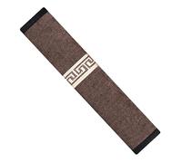 QIANGFAFA 2 Pezzi Imbottitura Cintura Sicurezza per Mitsubishi Shogun IV (3-Door) 2014-2019, Imbottiture per Cinture di Sicurezza per Auto Cuscinetti per Tracolla per Cintura di Sicurezza,Brown-30cm