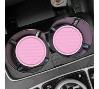 QIANGFAFA 4 Pezzi Sottobicchieri da Auto per Alfa Romeo Giulietta (Type 940) 2010-2016, Car Coaster Portabicchieri Inserto Sottobicchieri Antiscivolo Regali per Decorazioni Auto,F