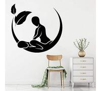 QIANGTOU Adesivi murali per la Terapia della Salute Decorazioni per la Camera da Letto Salone per Massaggi Spa Beauty Vinyl Stickers murali Rimovibili Bagno Decorazione 79x75cm