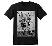 QIANHANTANG Die Antwoord Yolandi Visser Rap Rave Zef Aphex Cool Unisex 100% Cotton Short-Sleeve T-Shirts Black XXL