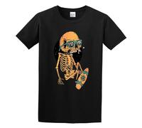 QIANHANTANG Guy Fidlar Band Logo Unisex 100% Cotton Short-Sleeve T-Shirts Black S