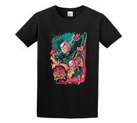 QIANHANTANG Handsome On Melvin Napalm Unisex 100% Cotton Short-Sleeve T-Shirts Black S