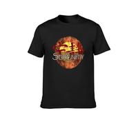 QIANHANTANG Serenity Firefly Retro Movie Simbol Unisex 100% Cotton Short-Sleeve T-Shirts Black M