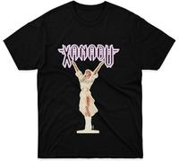 QIANHANTANG Xanadu Kira Olivia Newton John Gold Glow Funny Unisex 100% Cotton Short-Sleeve T-Shirts Black XL