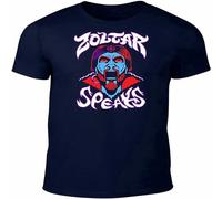 QIANHANTANG Zoltar Speaks Big Movie Tom Hanks Retro 80S Wish Unisex 100% Cotton Short-Sleeve T-Shirts Black S