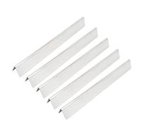 Qianjyvous 3 Pezzi di Piastre Termiche per Barbecue in Acciaio Inox, ricambi per bruciatore e griglia, compatibili con Le Barre del flavorizer dei Modelli Weber Spirit E-310 e E-320,
