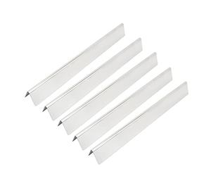 Qianjyvous 3 Pezzi di Piastre Termiche per Barbecue in Acciaio Inox, ricambi per bruciatore e griglia, compatibili con Le Barre del flavorizer dei Modelli Weber Spirit E-310 e E-320,