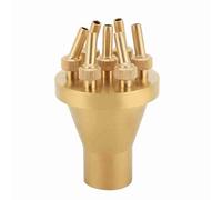 Qianjyvous Ugello a Getto d’Acqua Centrale Diritto a 2 Livelli FNPT 1" DN25, Strumento Spray per laghetti da Giardino, ugello diffusore poroso con Altezza di spruzzo di 3-5 m, Ideale per