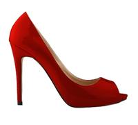 QIANKUN Piattaforma scarpe da sposa estate sexy da donna punta aperta tacchi alti sandali punta aperta tacchi alti-winered, 6