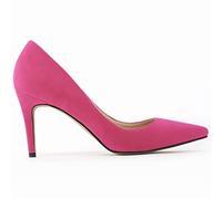 QIANKUN Scarpe sexy con tacco alto da donna con tacco alto alla moda a punta punta scarpe da donna eleganti nere rosse da lavoro con tacchi alti taglie forti, taglia 41