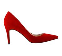 QIANKUN Scarpe sexy con tacco alto da donna con tacco alto alla moda a punta punta scarpe da donna eleganti nere rosse da lavoro da lavoro con tacchi alti taglie forti, rosso, taglia 40