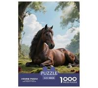 Qianlima, Gioco Di Puzzle Da 1000 Pezzi, Attività Conviviale Per La Famiglia, Regalo O Souvenir, Adatto Dai 10 Anni, Horse, 38x26cm/1000pcs