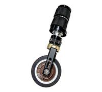 Qianly 1 Pezzo Seatpost Caster Wheel per Bicicletta Pieghevole con Supporto Universale Ruota Ausiliaria Stabile E Leggera Montaggio Semplice in Lega di, Nessun Supporto di Archiviazione