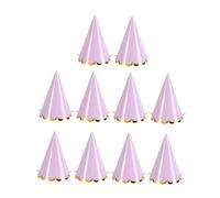 Qianly 10 Pezzi di Cappelli E Fasce per Capelli da Donna per Adulti, Ideali Come Accessori Divertenti per Foto E Decorazioni per Feste di Compleanno, Viola Chiaro