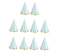 Qianly 10 Pezzi di Cappelli E Fasce per Capelli da Donna per Adulti, Ideali Come Accessori Divertenti per Foto E Decorazioni per Feste di Compleanno, Verde Chiaro