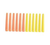 Qianly 12x Copripalo per Trampolino, Accessori di Ricambio per Trampolino, Imbottitura per Manicotti da 15,75 Pollici per Ringhiera del Letto da Salto, 6 Arancione 6 Giallo