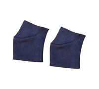 Qianly 2 Pezzi Copriscarpe Pole Dance Protettori Scarpe Tacchi 20cm Manicotti Suede Anti Graffio Antiscivolo Resistenti Utili per Eventi Ballo Spettacoli, Navy Blue S
