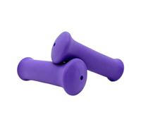 Qianly 2 Pezzi Manopole per Manubrio Manopole per Bicicletta E Coprimanopole per Bambini con Design Confortevole E Resistente al Sudore Adatto Senza, Viola