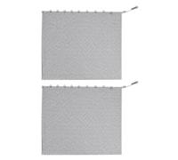 Qianly 2 Pezzi Parascintille a Rete Diamantata Antiruggine con Anelli di Sospensione Robusto Parafuoco per Serate Vicino al Caminetto, 24x22in