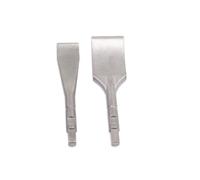 Qianly 2 Pezzi Scalpello Pneumatico con Attacco Cilindrico Robusto Set di Scalpelli Pneumatici Resistente Attrezzo per Officina