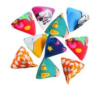 Qianly 20 Pezzi Bags Confezione Resistente per Bambini Gioco Lancio Colorato attività Didattica Sviluppo Sensoriale Adatti per, 10 Pezzi