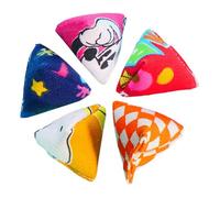 Qianly 20 Pezzi Bags Confezione Resistente per Bambini Gioco Lancio Colorato attività Didattica Sviluppo Sensoriale Adatti per, 5 Pezzi