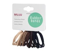 Qianly 20 Pezzi di Elastici per Capelli a Spirale, Supporti per Coda di Cavallo, Caffè Nero